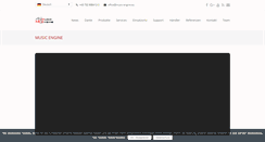 Desktop Screenshot of music-engine.eu