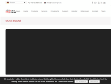Tablet Screenshot of music-engine.eu